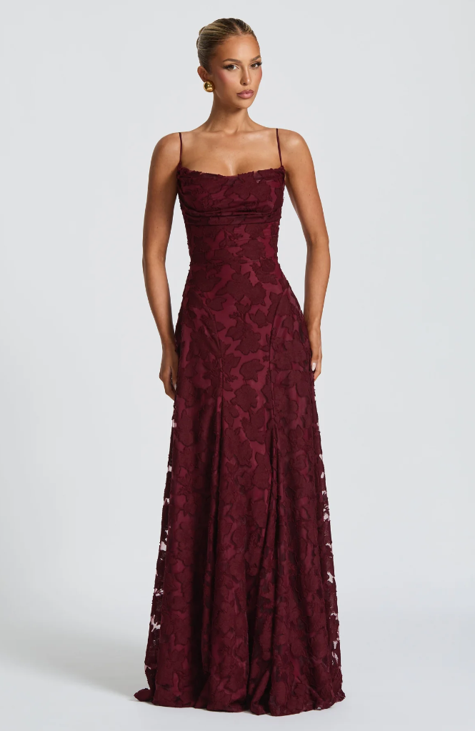SOFIA | Elegancka Sukienka Maxi z Koronką
