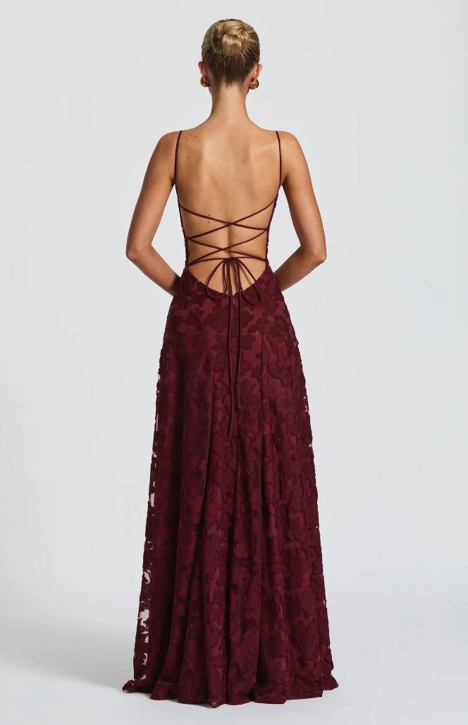 SOFIA | Elegancka Sukienka Maxi z Koronką