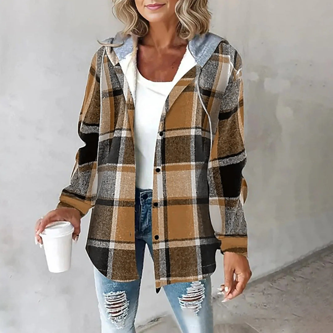 Celina - Ciepła Stylowa Kurtka Overshirt