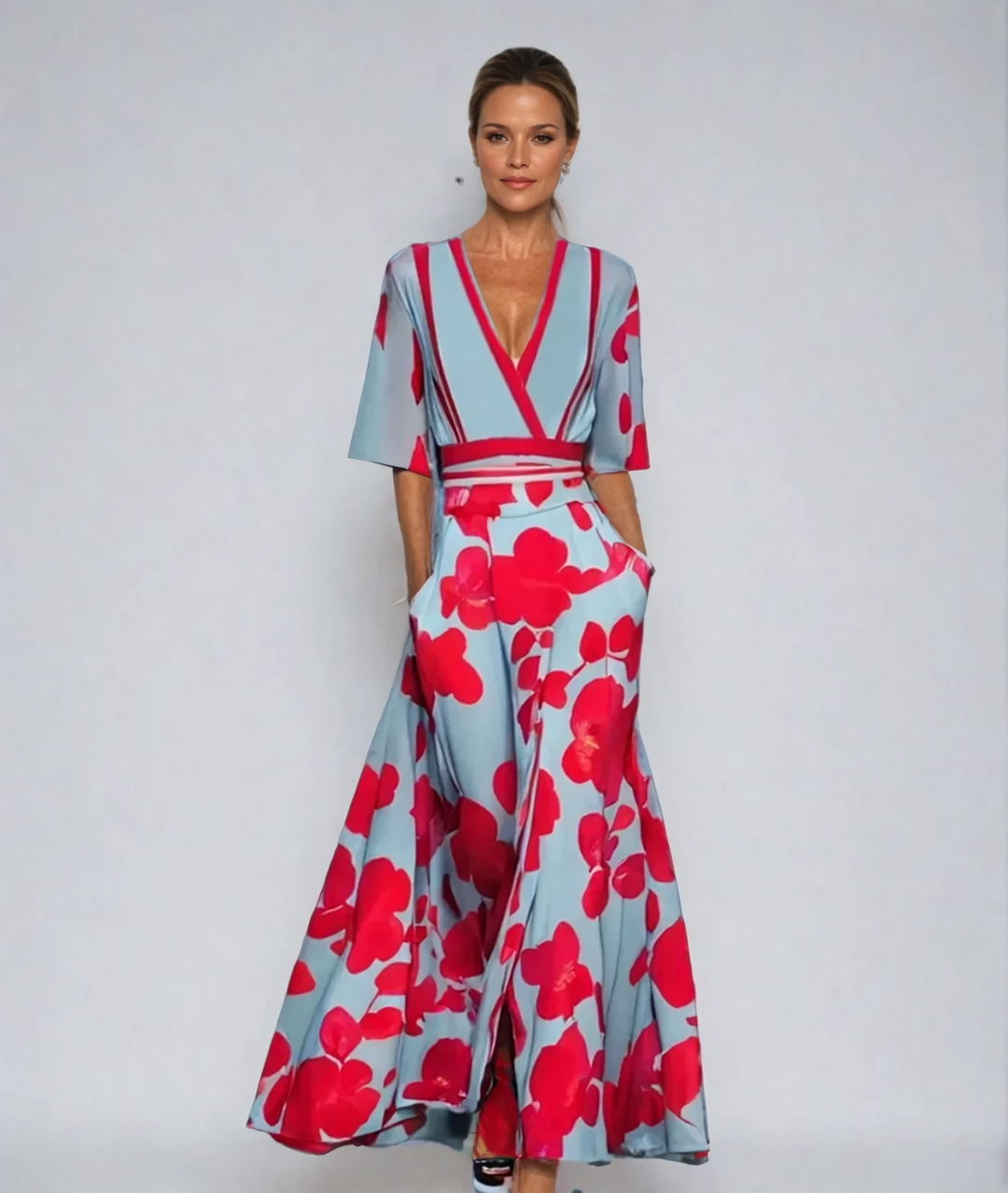Chloe | Elegancka Sukienka Kwiatowa
