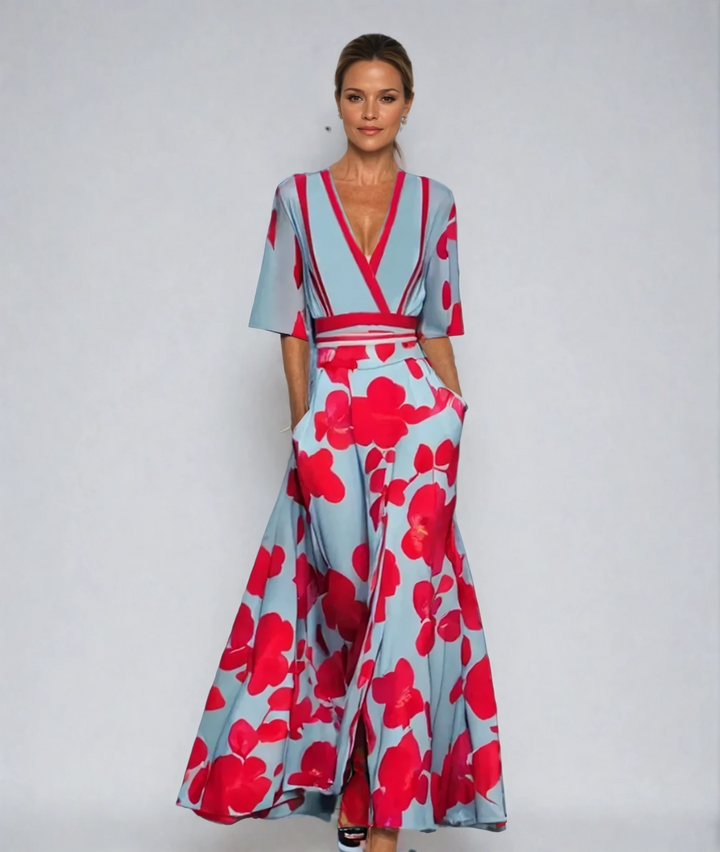 Chloe | Elegancka Sukienka Kwiatowa