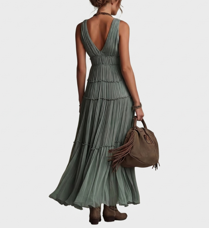 Bonnie | Bezwysiłkowa Boho Maxi Sukienka
