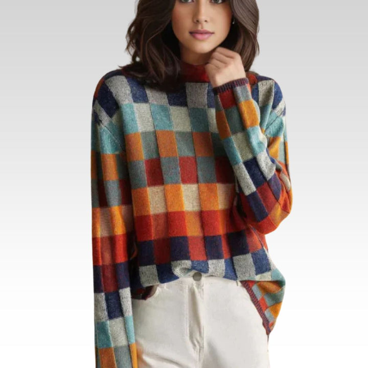ANNA | Sweter z golfem