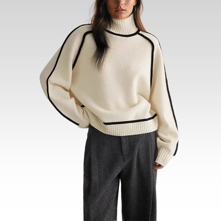 Lara | Sweter damski z golfem