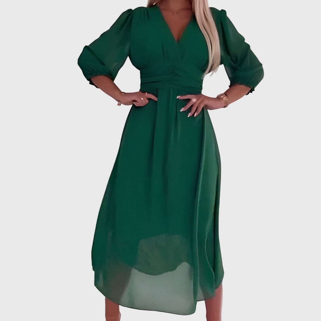 Chloe™ | Lekka Jedwabna Chiffonowa Sukienka