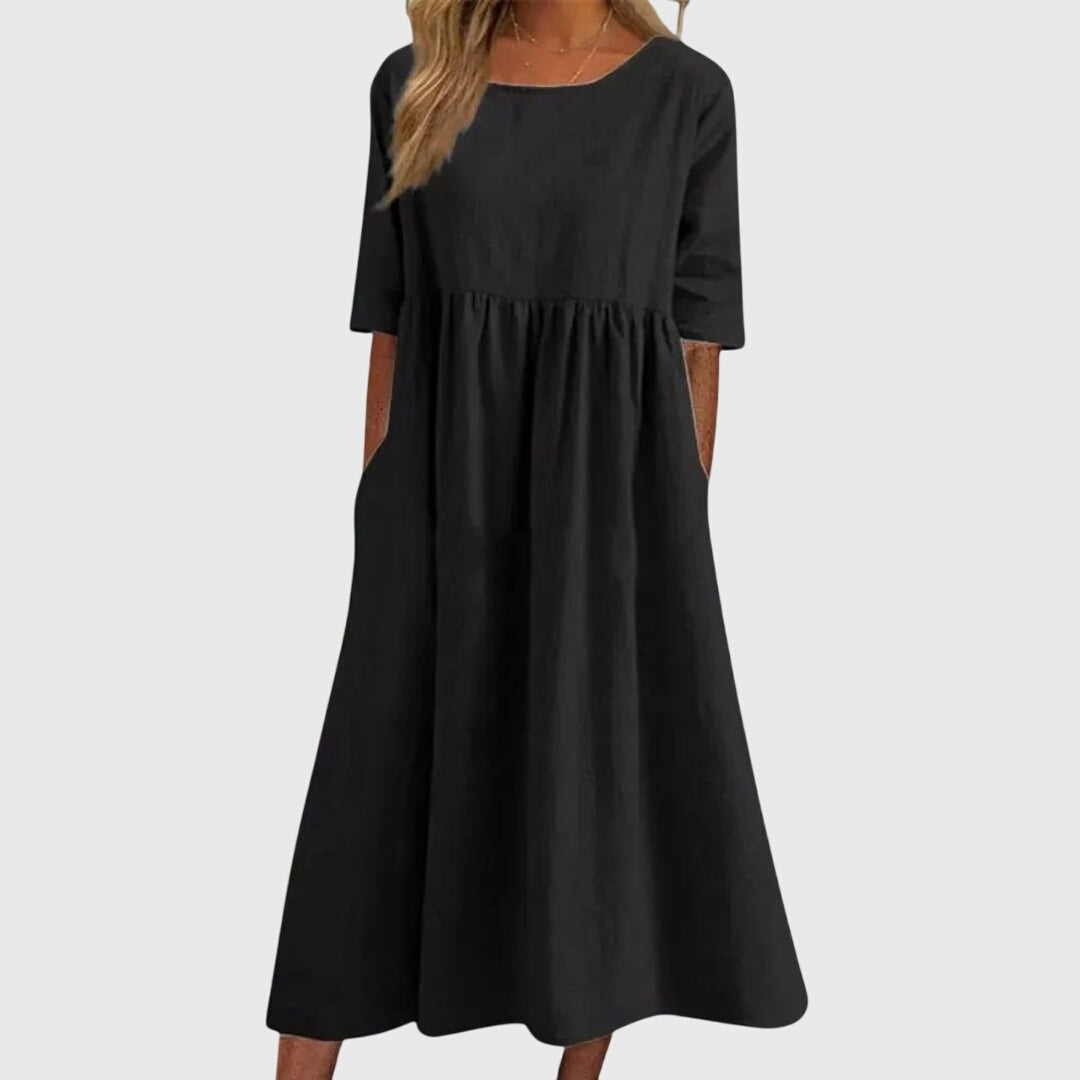 Haisley™ | Elegancka Sukienka na Krótki Rękaw