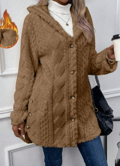 CERINE | Miękki Teddy kamizelka