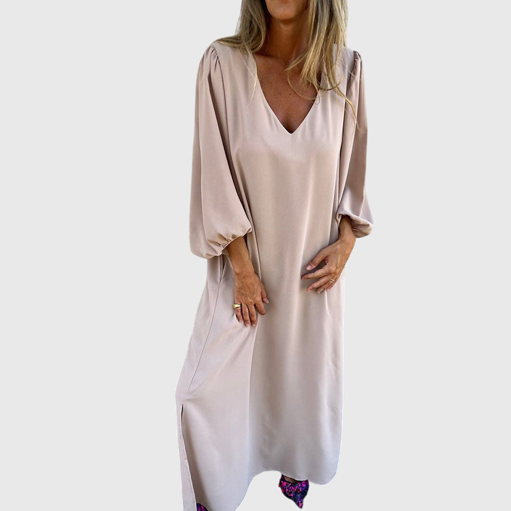 Carol™ - Długa sukienka Boho z kieszeniami