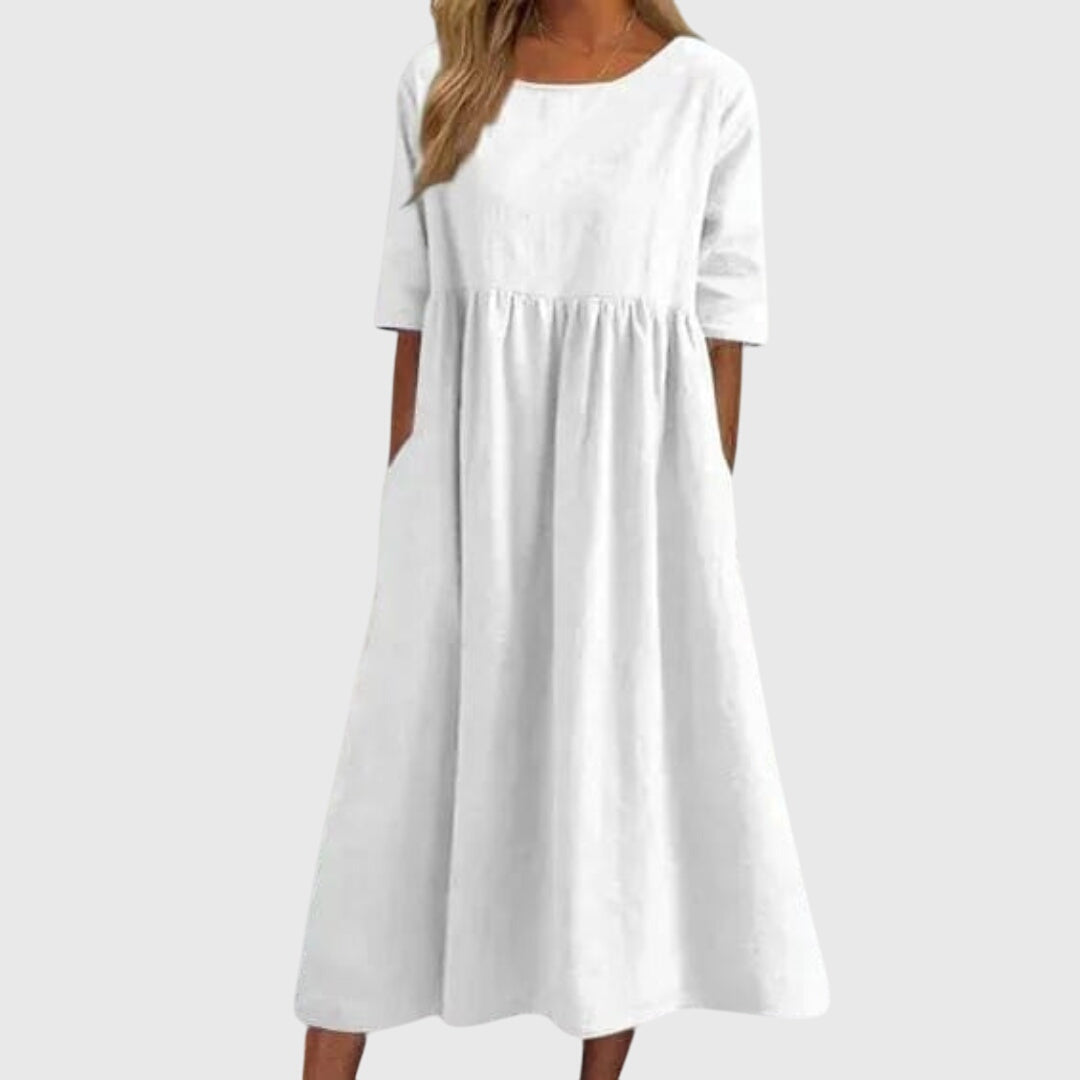 Haisley™ | Elegancka Sukienka na Krótki Rękaw