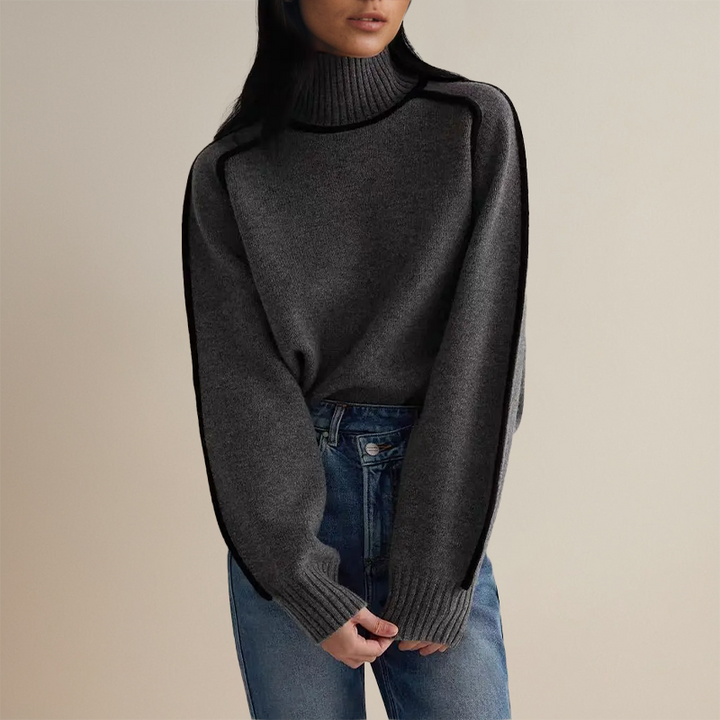 Lara | Sweter damski z golfem