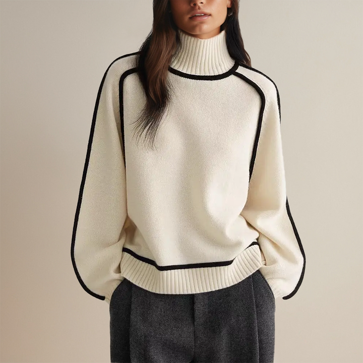 Lara | Sweter damski z golfem
