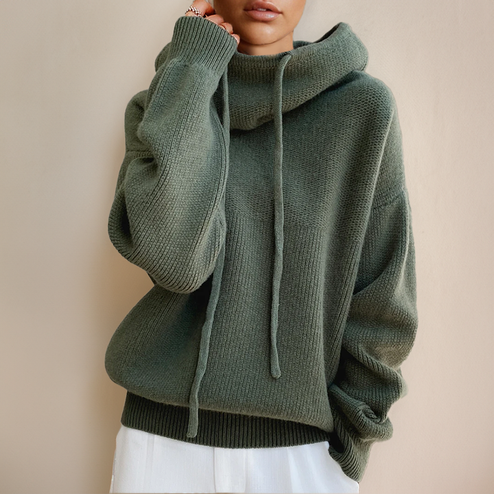 Charlotte | Sweter z golfem z wełny merino
