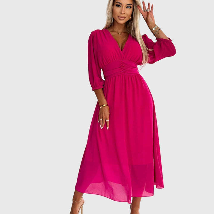 Chloe™ | Lekka Jedwabna Chiffonowa Sukienka