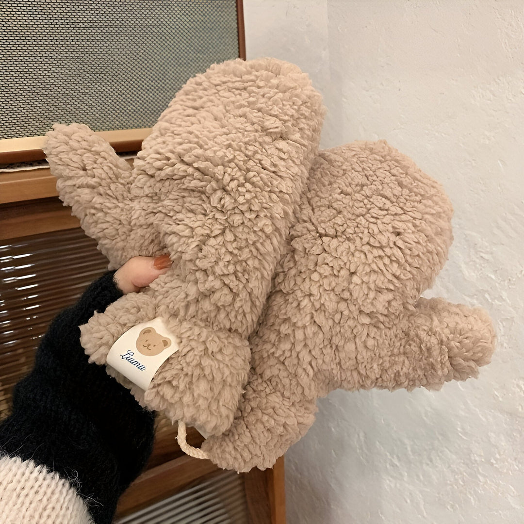 Klara – Pluszowe Rękawiczki Teddy