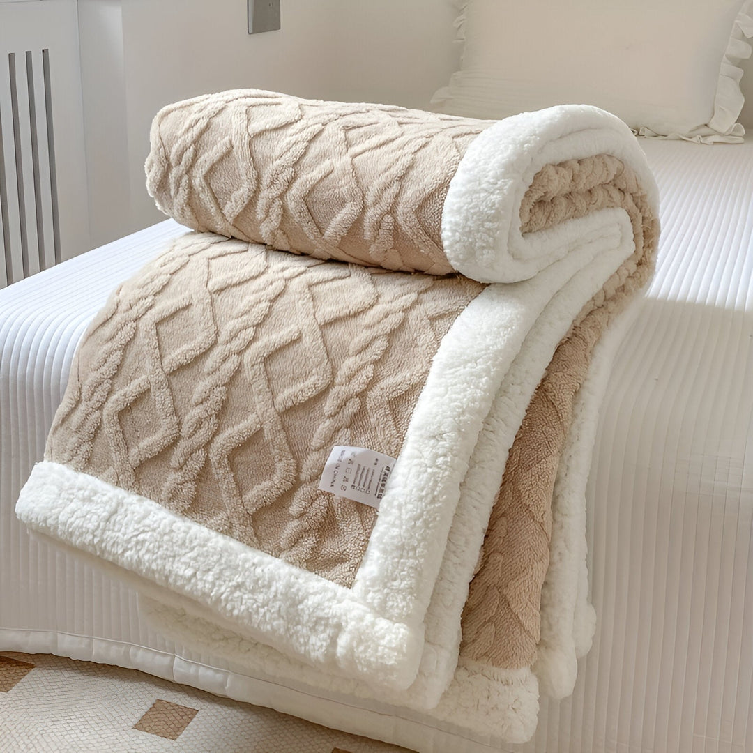 Sabina – Dwustronny Koc Fleece