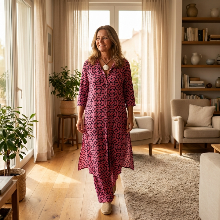 Sara | Stylowy komplet damski z guzikami