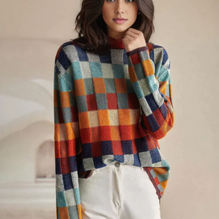 ANNA | Sweter z golfem
