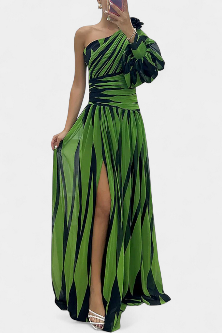 Aubryzah | Stylowa Maxi Sukienka