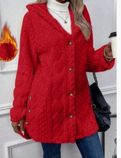 CERINE | Miękki Teddy kamizelka